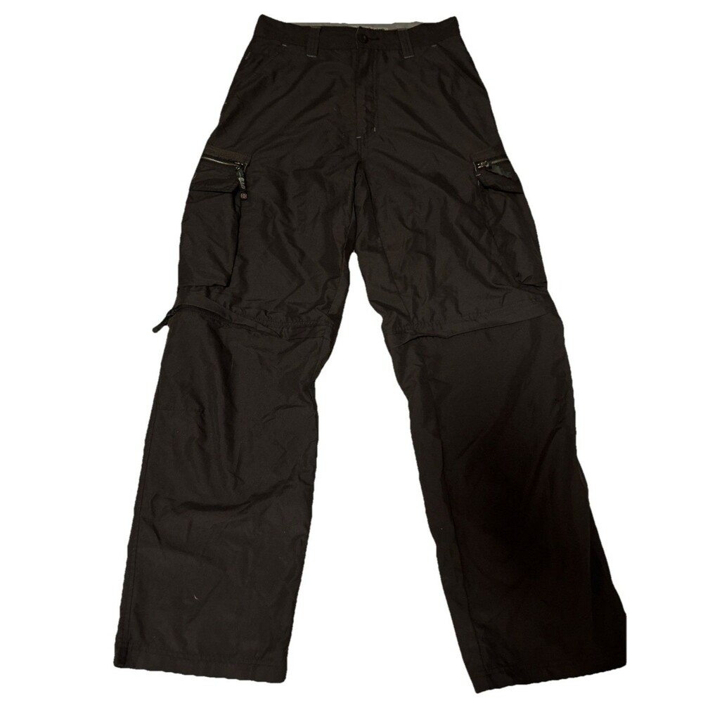 Vintage Mens Size 30x32 OTB One Tough Brand Olive Green Nylon Cargo Pants Shorts